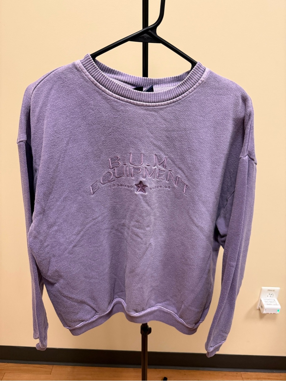 B.U.M. Equipment Vintage Lavender Crewneck - S/M